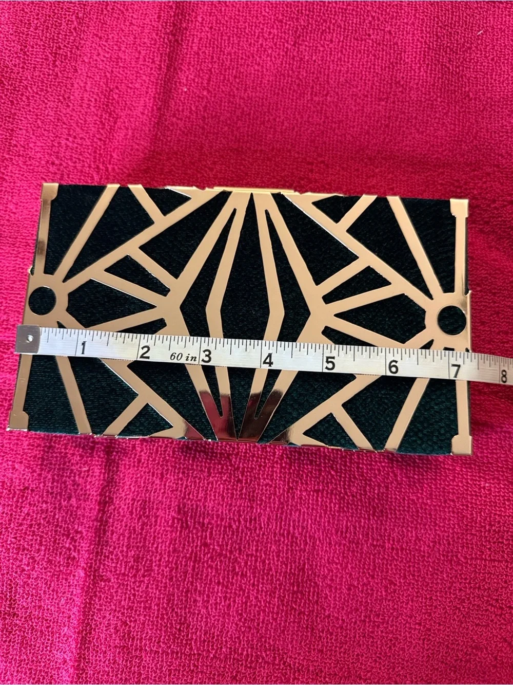 Verde and Gold Geometric Women's Clutch Wallet